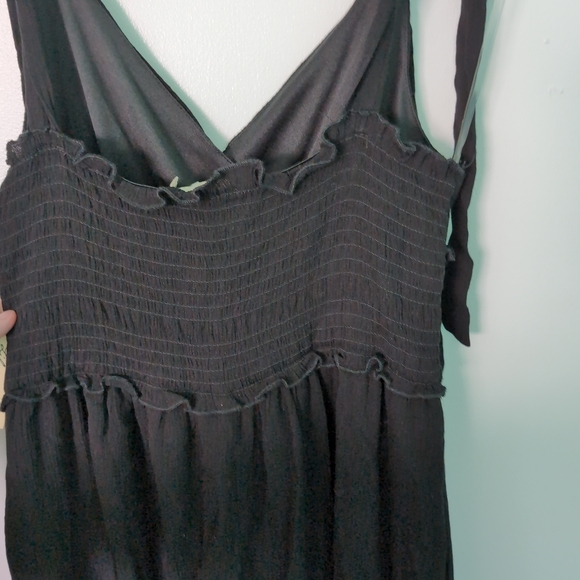 Juniors' Liberty Love Tie Shoulder Dress - Picture 3 of 3